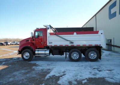 CIM Gravel Body red color truck image