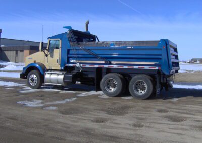cim gravel blue and brown colour